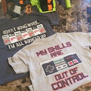 Boys Gamer👨‍💻 shirt bundle L 10/12
